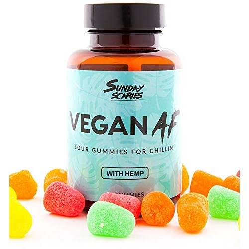 Sunday Scaries Vegan AF Hemp Oil Extract Gummies w/Vitamins, All ...
