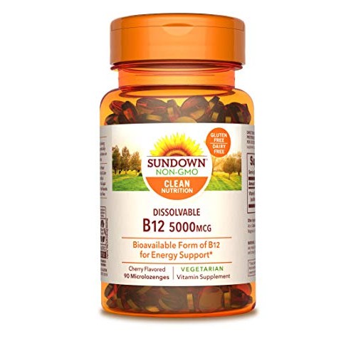 Methylcobalamin B12 by Sundown, For Energy Support, Vegetarian, N...