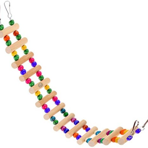 SunGrow Bird Ladder Bridge, 20 Inches Long, Helps Birds with Bala...