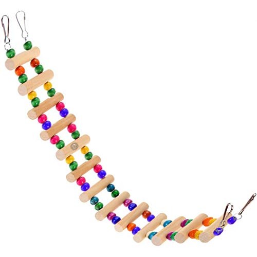 SunGrow Bird Ladder Bridge, 20 Inches Long, Helps Birds with Bala...
