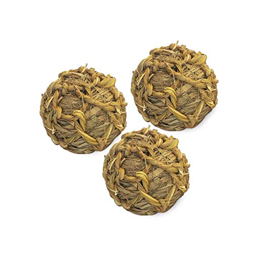SunGrow Seagrass Balls for Rabbit, Healthy for Your Pet’s Gums & ...