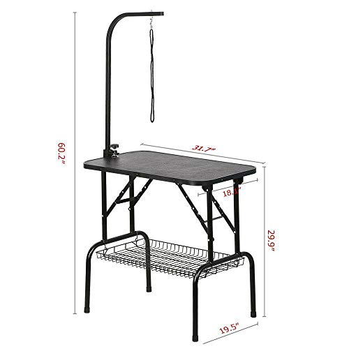 220Lbs 32 Strong & Durable Pet Foldable Grooming Table Dog Cat T...