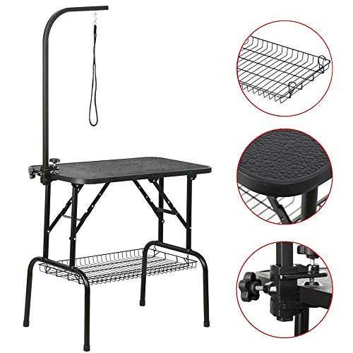 220Lbs 32 Strong & Durable Pet Foldable Grooming Table Dog Cat T...