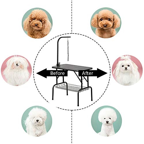 220Lbs 32 Strong & Durable Pet Foldable Grooming Table Dog Cat T...