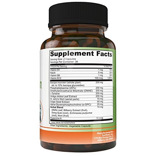 Brain It On - Mental Health Nootropic Supports Anxiety Relief, Fo...
