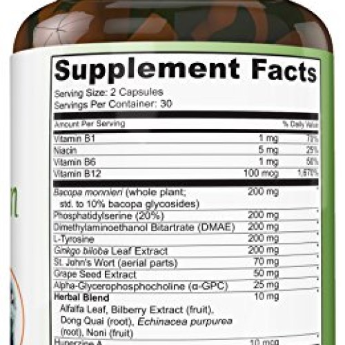 Brain It On - Mental Health Nootropic Supports Anxiety Relief, Fo...