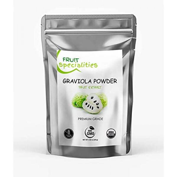 Graviola Soursop Fruit Powder, All-Natural Pure Graviola Fruit ...