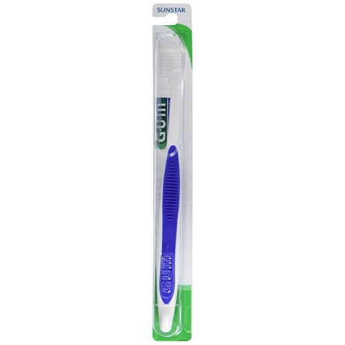 Gum 308 End Tuft Toothbrush - Colors Vary 3 Pack