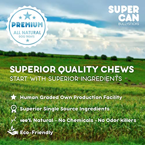 100% Natural Bully Sticks for Dogs. Healthy Free-Range Grass-Fed ...