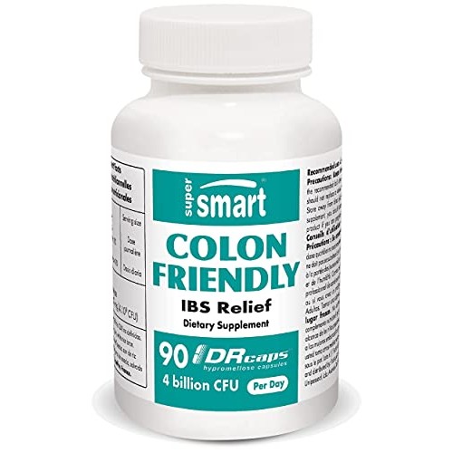 Supersmart - Colon Friendly 4 Billion CFU Per Day - Probiotics fo...