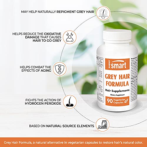 Supersmart - Grey Hair Formula - with Saw Palmetto Extract Standa...