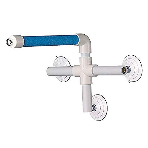 Super Bird Creations 3/4-Inch Fold Away Shower Perch Bird Toy, Me...