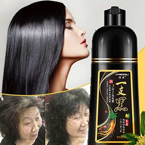 SuperUS White Hair Into Black Fast black hair shampoo Only 5minut...