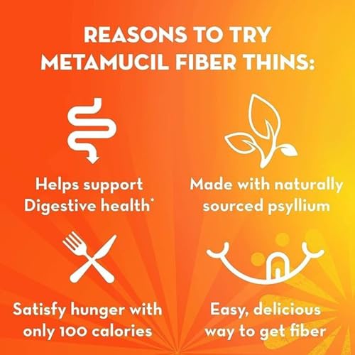 Metamucil Multi-grain Fiber Wafers - Cinnamon Spice - Pack of 2