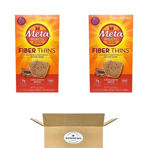 Metamucil Multi-grain Fiber Wafers - Cinnamon Spice - Pack of 2