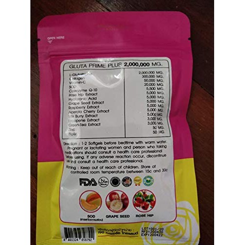 X3box.-Supreme Gluta Prime Plus gluta white Lightening white Glut...