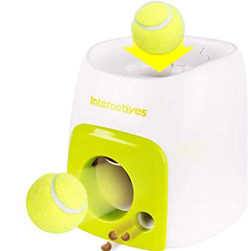 Dog Slow Feeder Toy With Tennis Ball, Food Dispensers Pet Dog Toy...