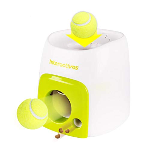 Dog Slow Feeder Toy With Tennis Ball, Food Dispensers Pet Dog Toy...