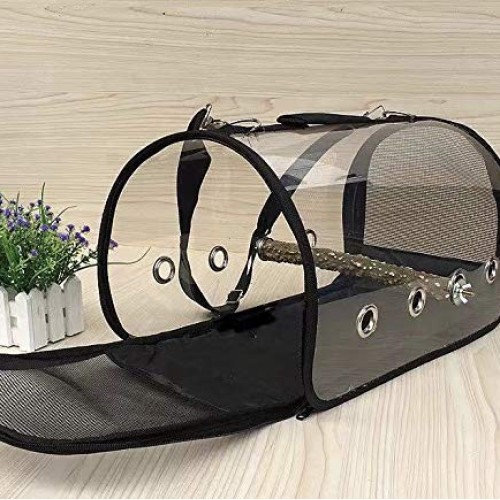 SUXYZL Breathable Bird Carrier Bag, Portable Bird Travel Cage, Li...