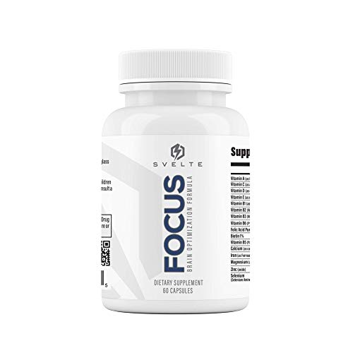 SVELTE Focus Brain Booster | Nootropic Supplement for Men & Women...