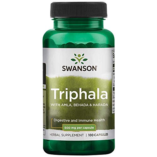 Swanson Triphala Cleanse Detox GI Tract 500 mg 100 Capsules Caps
