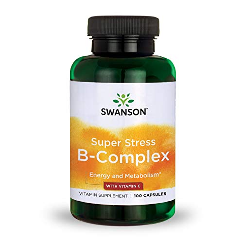 Swanson B Vitamin Stress Complex with Vitamin C Stress Relief Ene...