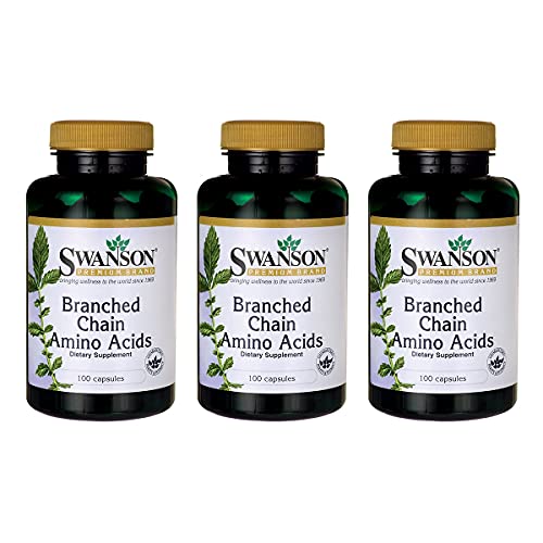 Swanson Branched-Chain Amino Acids 100 Capsules 3 Pack