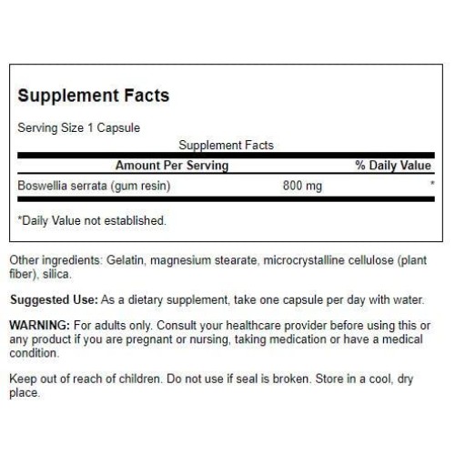 Swanson Double Strength Boswellia - Herbal Supplement Promoting J...