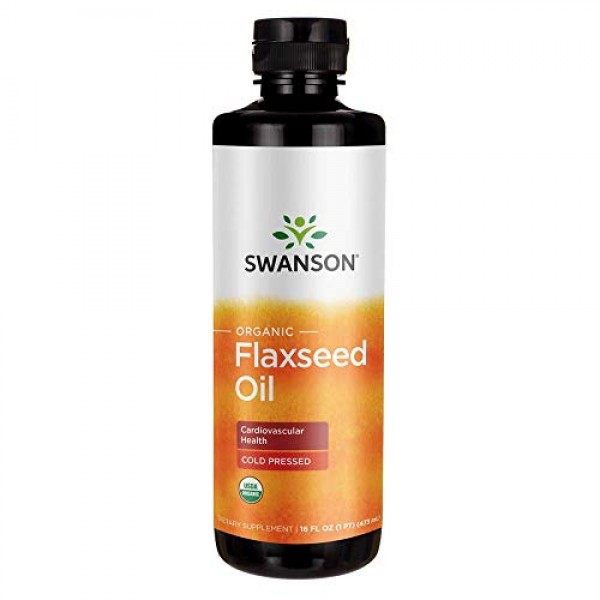 Swanson Flaxseed Oil Omegatru 16 fl Ounce 1 pt 473 ml Liquid