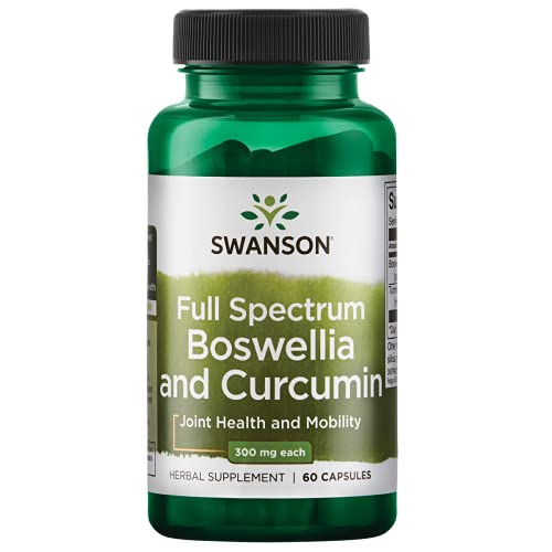 Swanson Full Spectrum Boswellia and Curcumin 60 CapsulesPacking ...