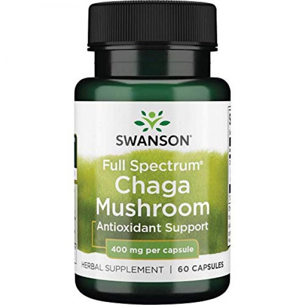 Swanson Full Spectrum Chaga Mushroom Antioxidant Immune Support 4...