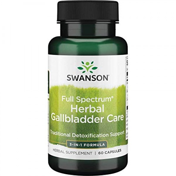 Swanson Full Spectrum Herbal Gallbladder Care 60 Capsules
