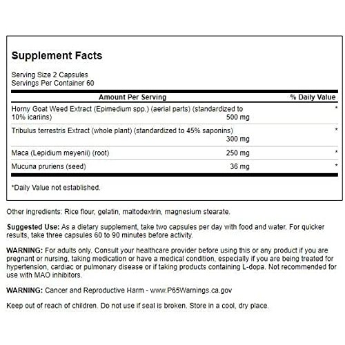 Swanson Horny Goat Weed Complex 120 Capsules