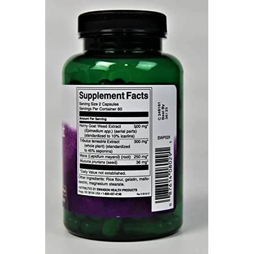 Swanson Horny Goat Weed Complex 120 Capsules