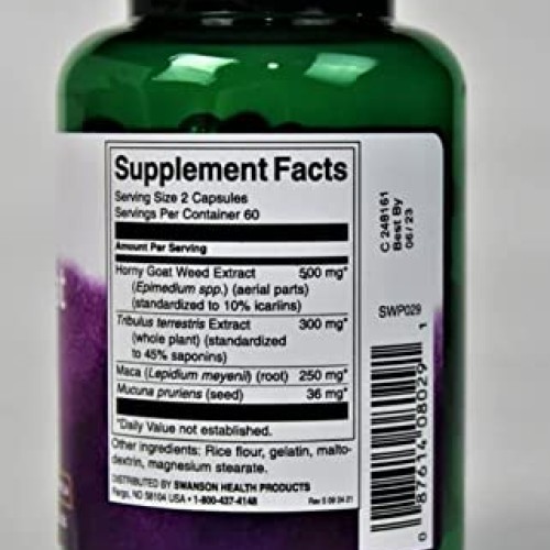 Swanson Horny Goat Weed Complex 120 Capsules