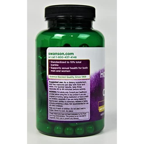 Swanson Horny Goat Weed Complex 120 Capsules