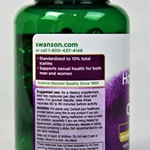 Swanson Horny Goat Weed Complex 120 Capsules