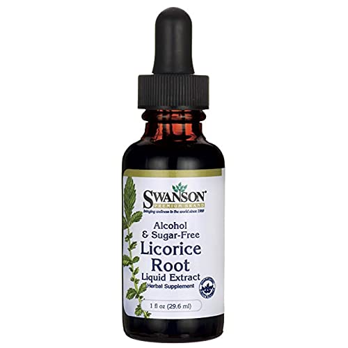 Swanson Licorice Root Liquid Extract Alcohol and Sugar-Free 1 f...