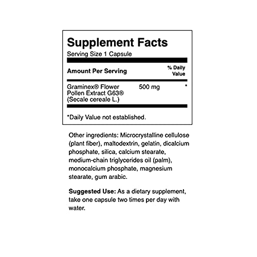 Swanson Maximum Strength Graminex Flower Pollen Extract - Support...
