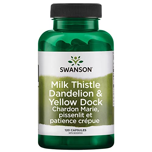 Swanson Milk Thistle, Dandelion & Yellow Dock - Herbal Liver Supp...