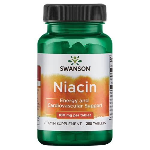 Swanson Niacin Vitamin B3 - Vitamin Supplement Supporting Heart...