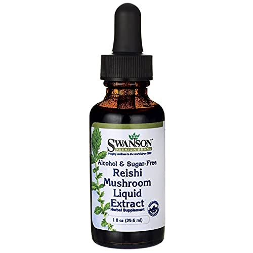 Swanson Reishi Mushroom Liquid Extract Alcohol- & Sugar-Free 1 ...