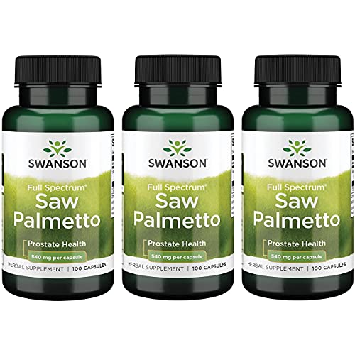 Swanson Saw Palmetto Herbal Supplement for Men Prostate Health Ha...