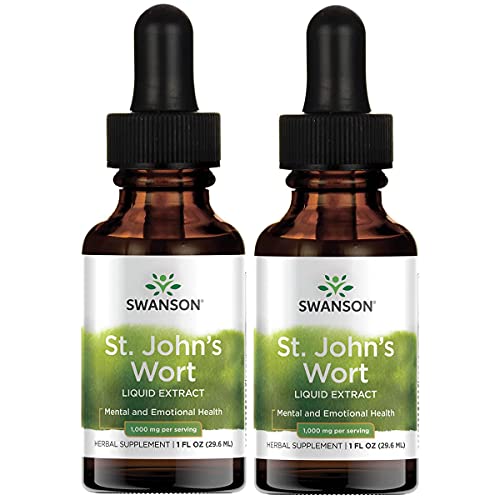 Swanson St. Johns Wort Liquid Extract Alcohol & Sugar Free 1 f...