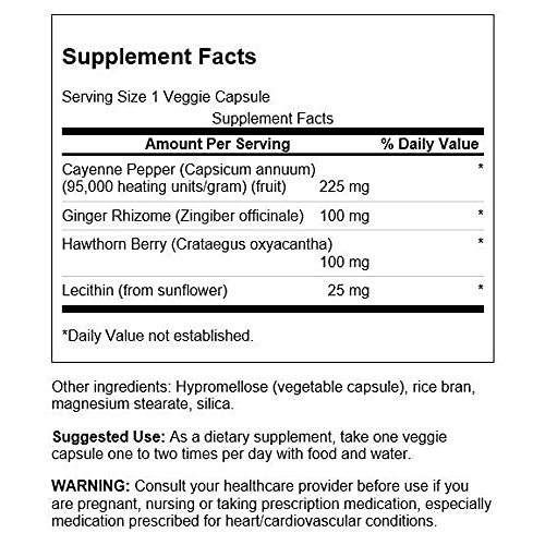 Swanson Super Cayenne 100 Veg Caps 2 Pack