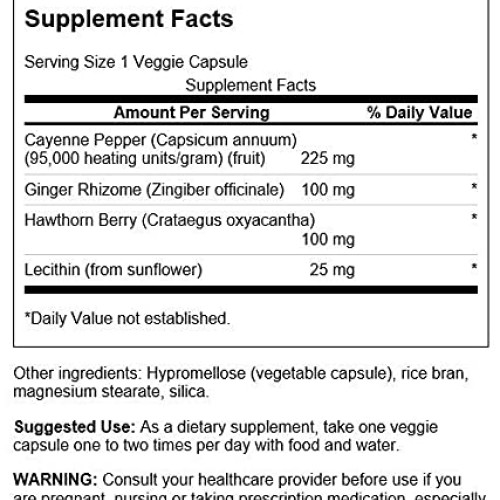 Swanson Super Cayenne 100 Veg Caps 2 Pack