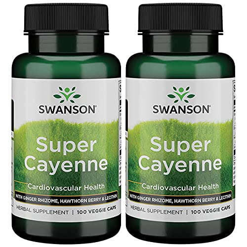 Swanson Super Cayenne 100 Veg Caps 2 Pack