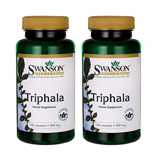 Swanson Triphala Cleanse Detox GI Tract 500 mg 100 Capsules Caps...
