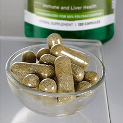Swanson Turkey Tail Mushroom - Herbal Supplement Promoting Immune...
