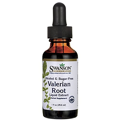 Swanson Valerian Root Liquid Extract Alcohol and Sugar-Free 1 f...